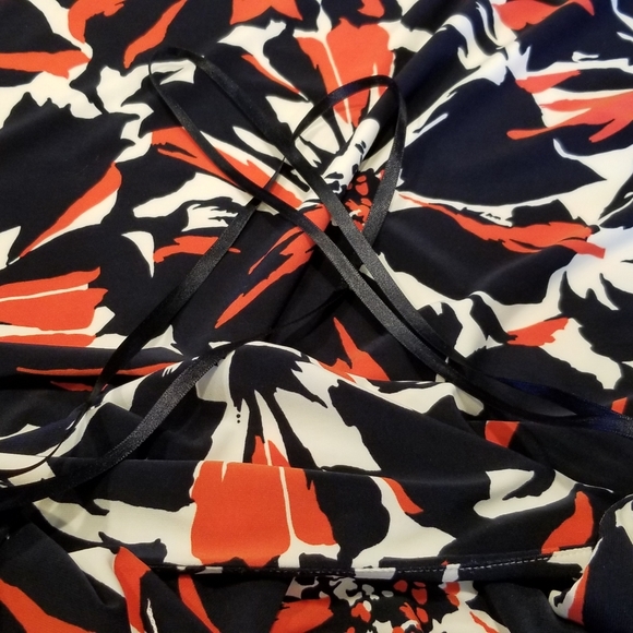Navy & Orange Jones New York Dress EUC - Picture 12 of 15